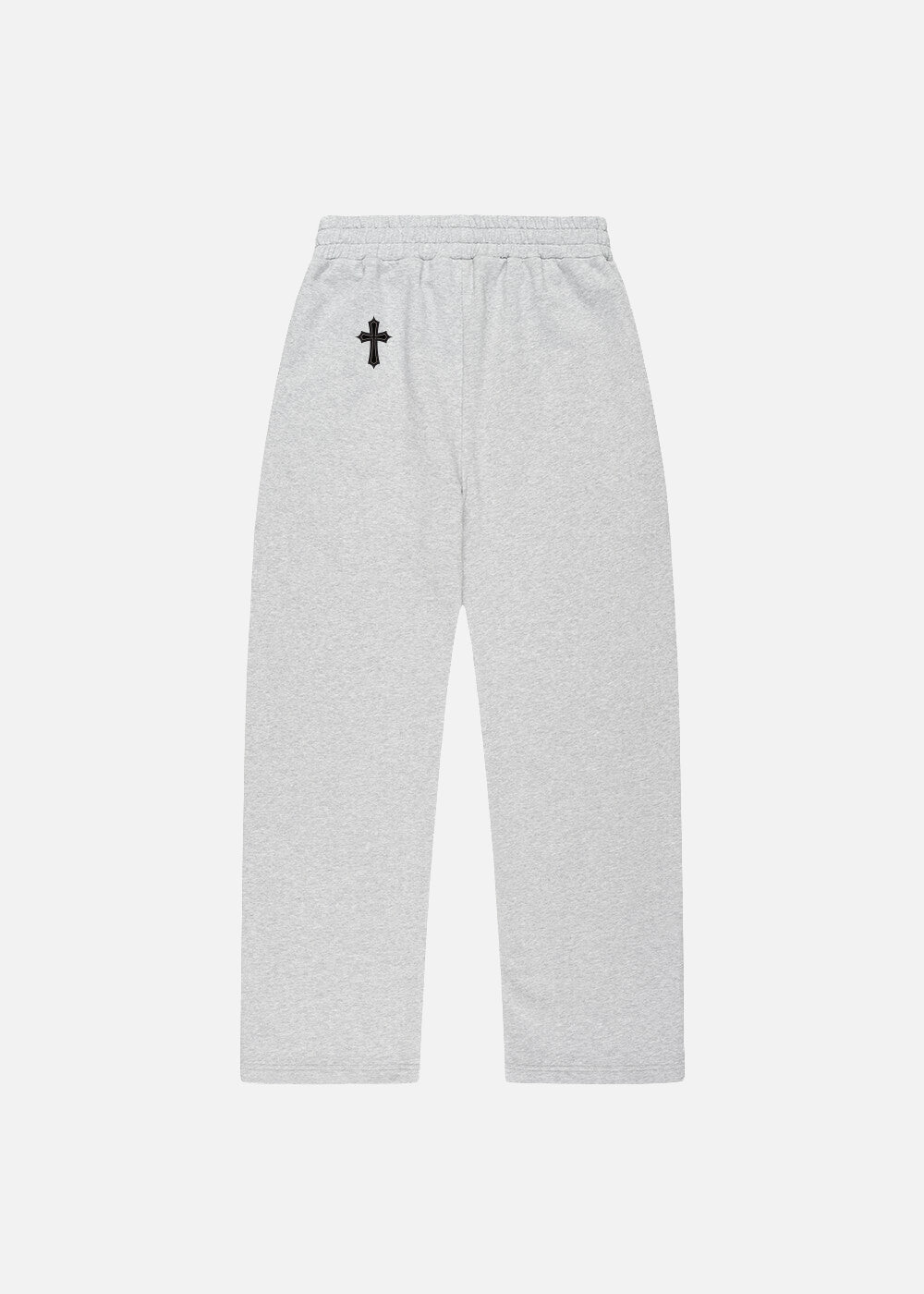 Relaxed fit grey sweatpants – back view of MAXOMclo streetwear tracksuit pants. Part of a high-quality men’s zip-up hoodie and baggy pants combo for everyday urban style.