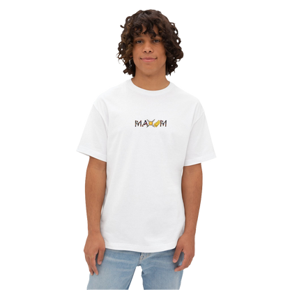 Oversized Graphic Tee – Unisex Motivational T-shirt with Positive Vibes