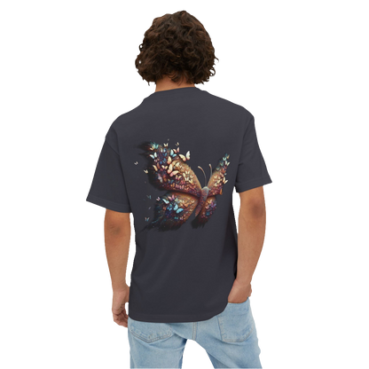 Oversized Butterfly Graphic Tee – Unisex Streetwear with Whimsical Design