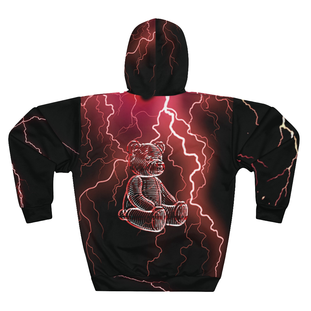 Red Lightning Bold Hoodie