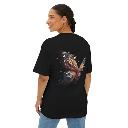 Oversized Butterfly Graphic Tee – Unisex Streetwear with Whimsical Design