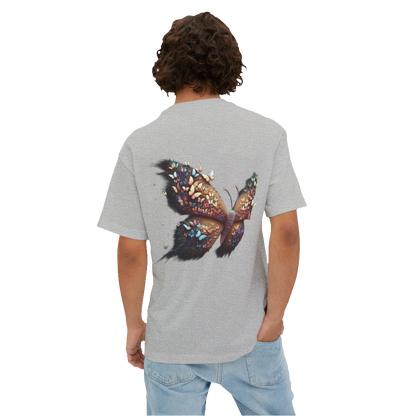 Oversized Butterfly Graphic Tee – Unisex Streetwear with Whimsical Design