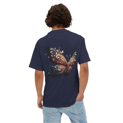 Oversized Butterfly Graphic Tee – Unisex Streetwear with Whimsical Design