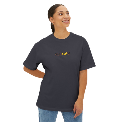 Oversized Graphic Tee – Unisex Motivational T-shirt with Positive Vibes