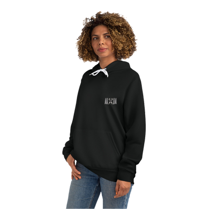 Unisex MAXOMclo Graphic Hoodie – Howling Wolf Design with Empowering Message

