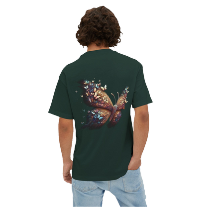 Oversized Butterfly Graphic Tee – Unisex Streetwear with Whimsical Design