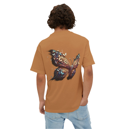 Oversized Butterfly Graphic Tee – Unisex Streetwear with Whimsical Design