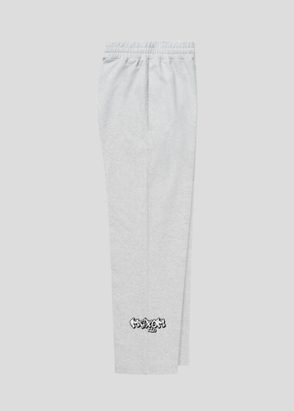 Motivational slogan graphic print streetwear joggers